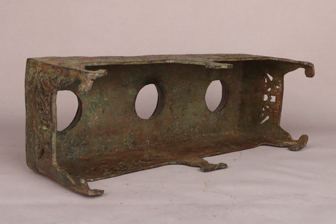Zhou Dynasty Bronze Three Consecutive Immortals