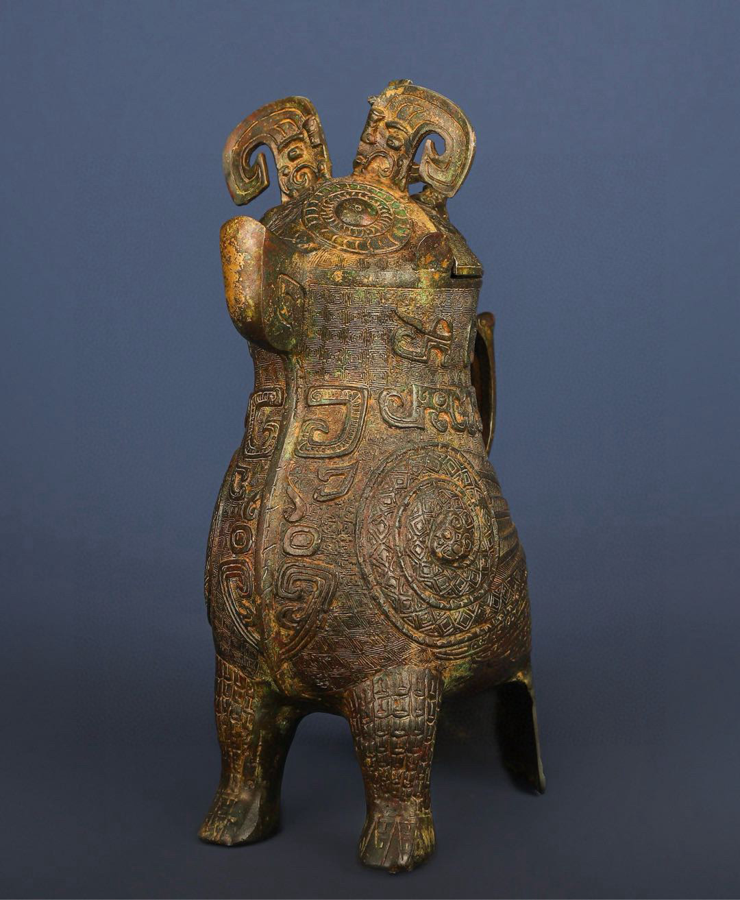 Zhou Dynasty Bronze Bird Statue