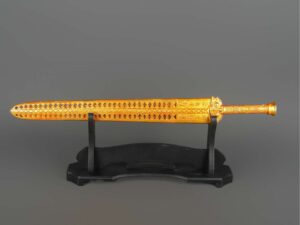 Han Dynasty Bronze and Real Gold General Sword