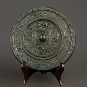 Han Dynasty Bronze Four Gods and Twelve Zodiac Mirrors