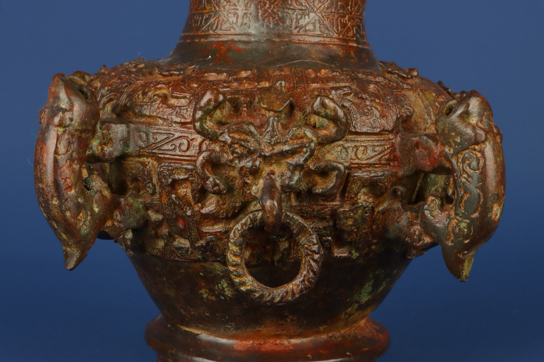 Zhou Dynasty Bronze manchurian four ring teapot