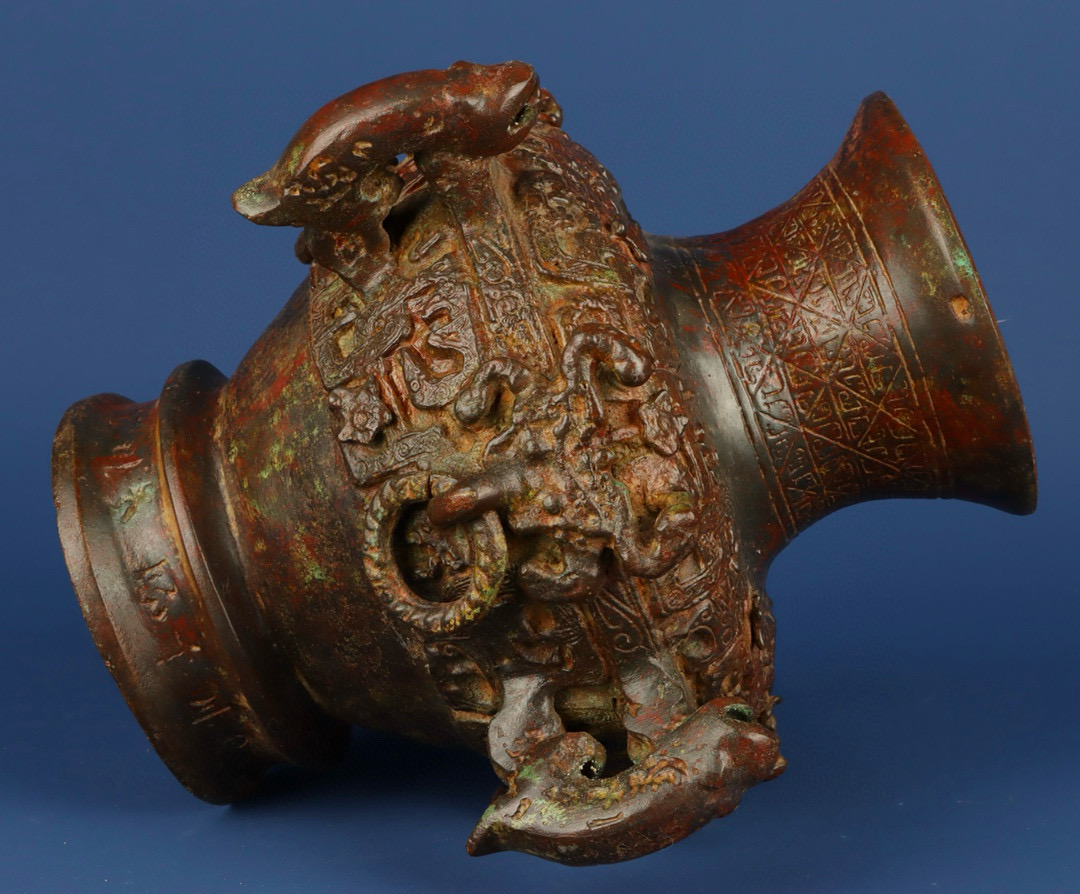 Zhou Dynasty Bronze manchurian four ring teapot