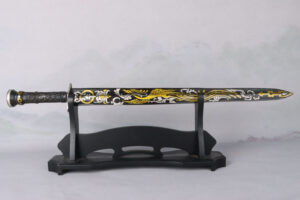 Han Dynasty Bronze and gold and silver sword