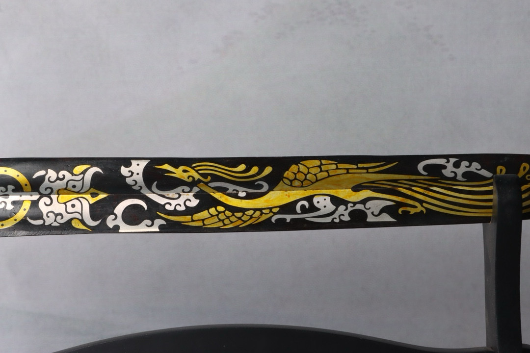 Han Dynasty Bronze and gold and silver sword