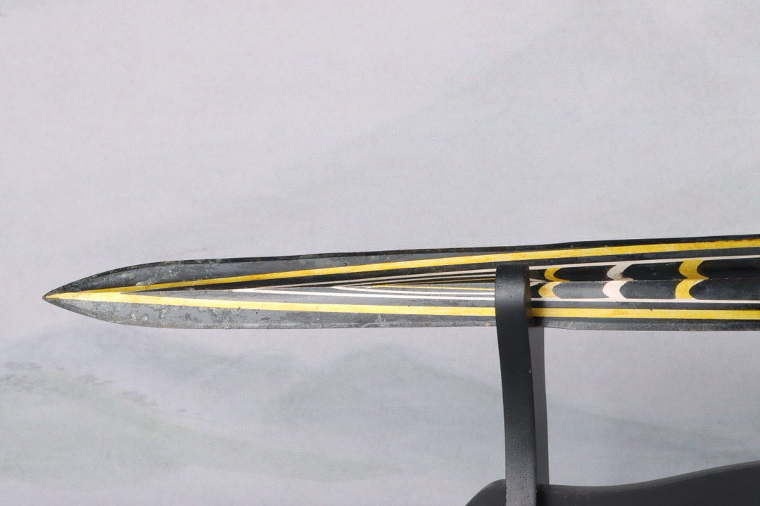Han Dynasty Bronze and gold and silver sword