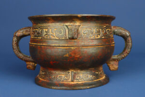 Zhou Dynasty Bronze Round Gui