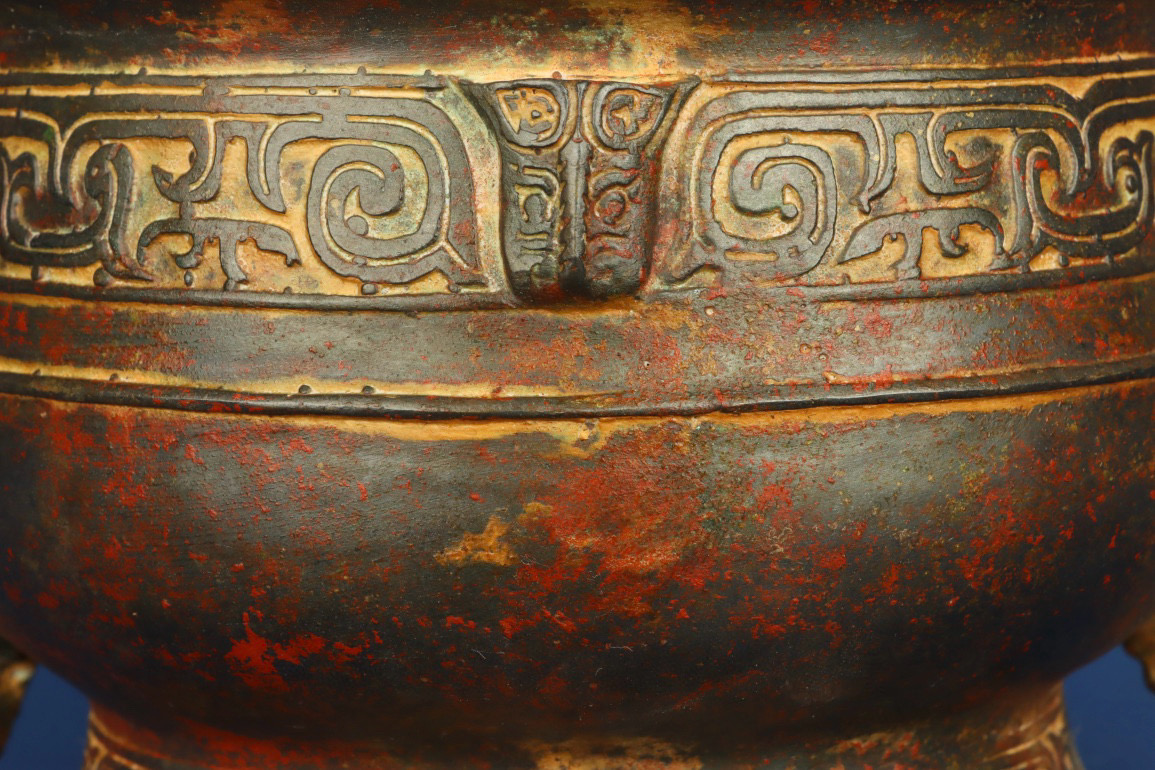 Zhou Dynasty Bronze Round Gui