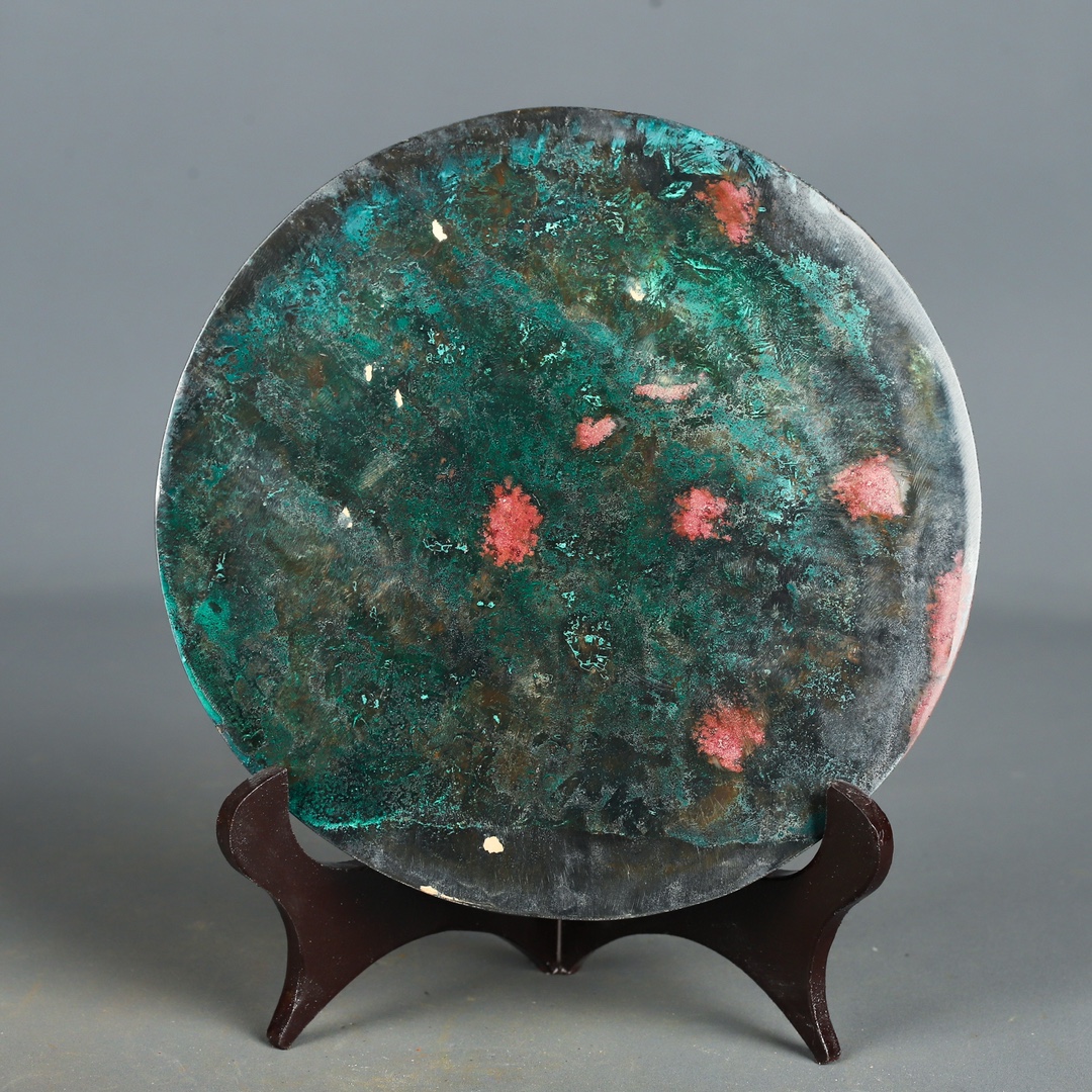 Tang Dynasty Bronze Grape Mirror with Auspicious Beasts