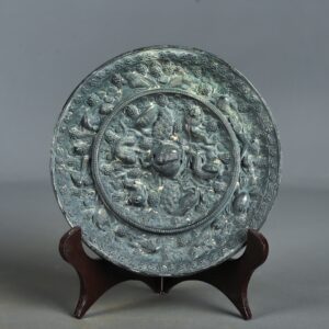Tang Dynasty Bronze Sea Beast Grape Mirror
