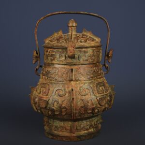 Zhou Dynasty Bronze Man Gong Liang You