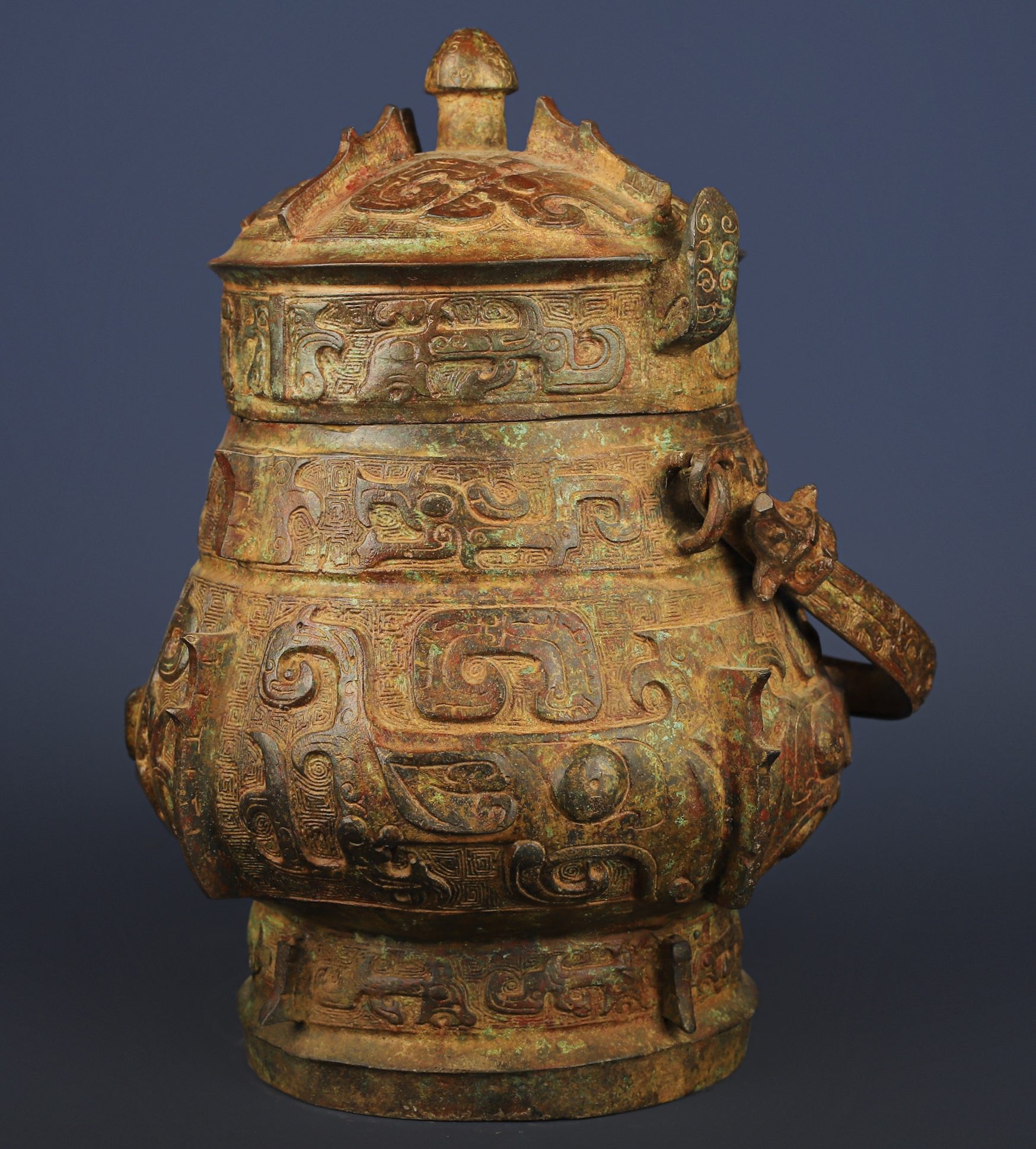 Zhou Dynasty Bronze Man Gong Liang You
