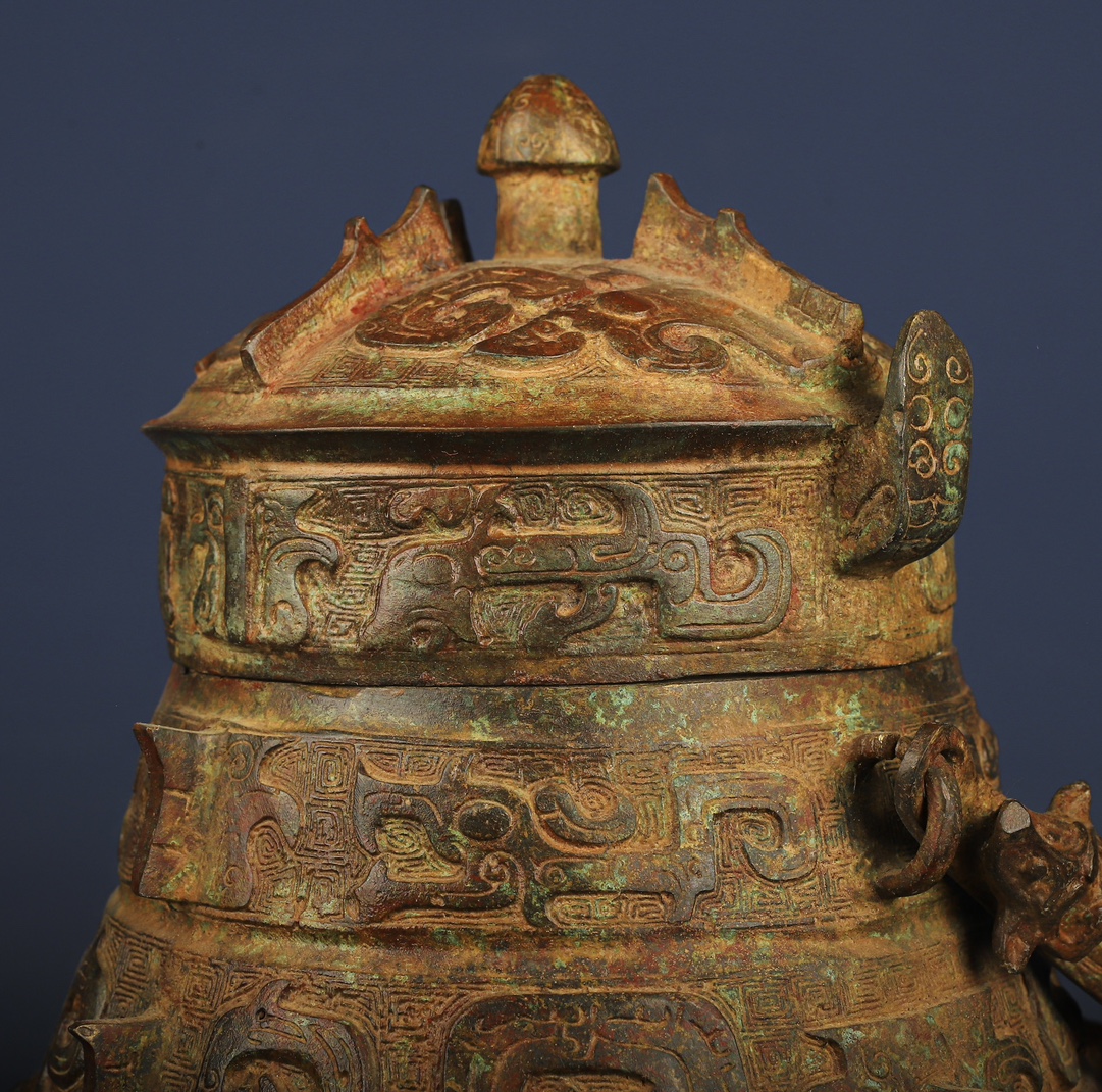 Zhou Dynasty Bronze Man Gong Liang You