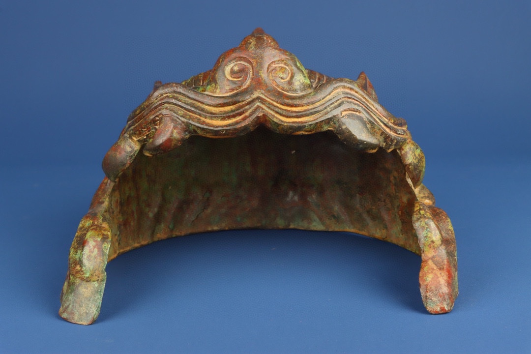 Han Dynasty Bronze Tiger Face Helmet
