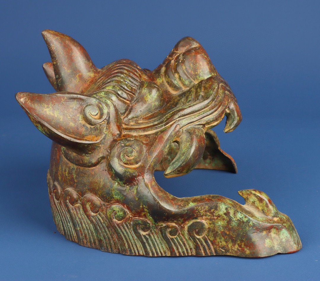 Han Dynasty Bronze Tiger Face Helmet