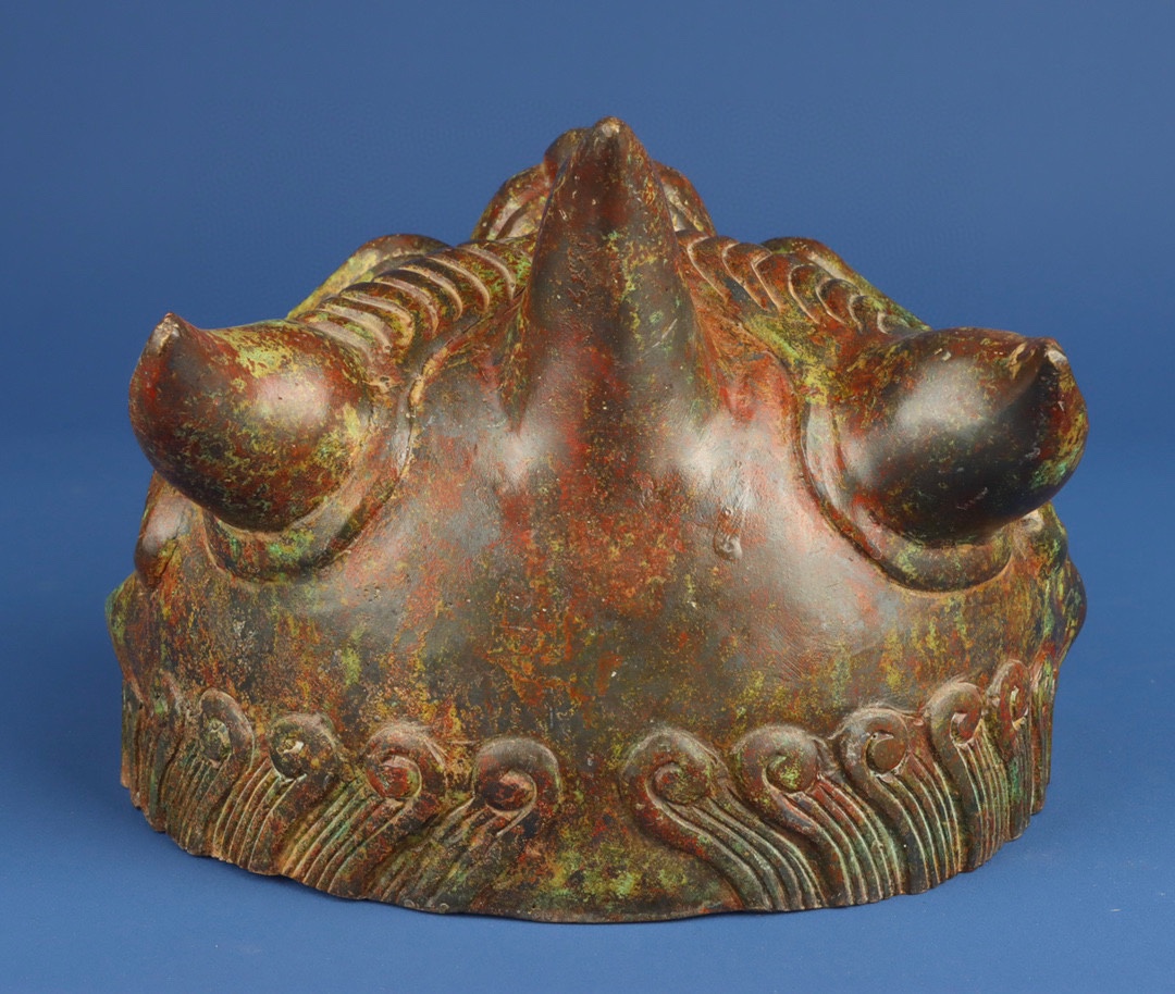 Han Dynasty Bronze Tiger Face Helmet