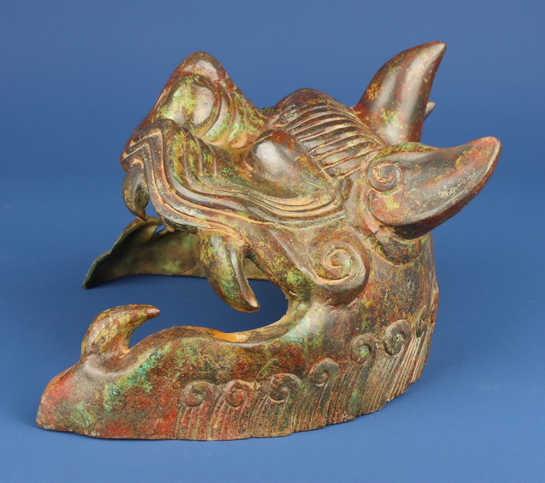 Han Dynasty Bronze Tiger Face Helmet