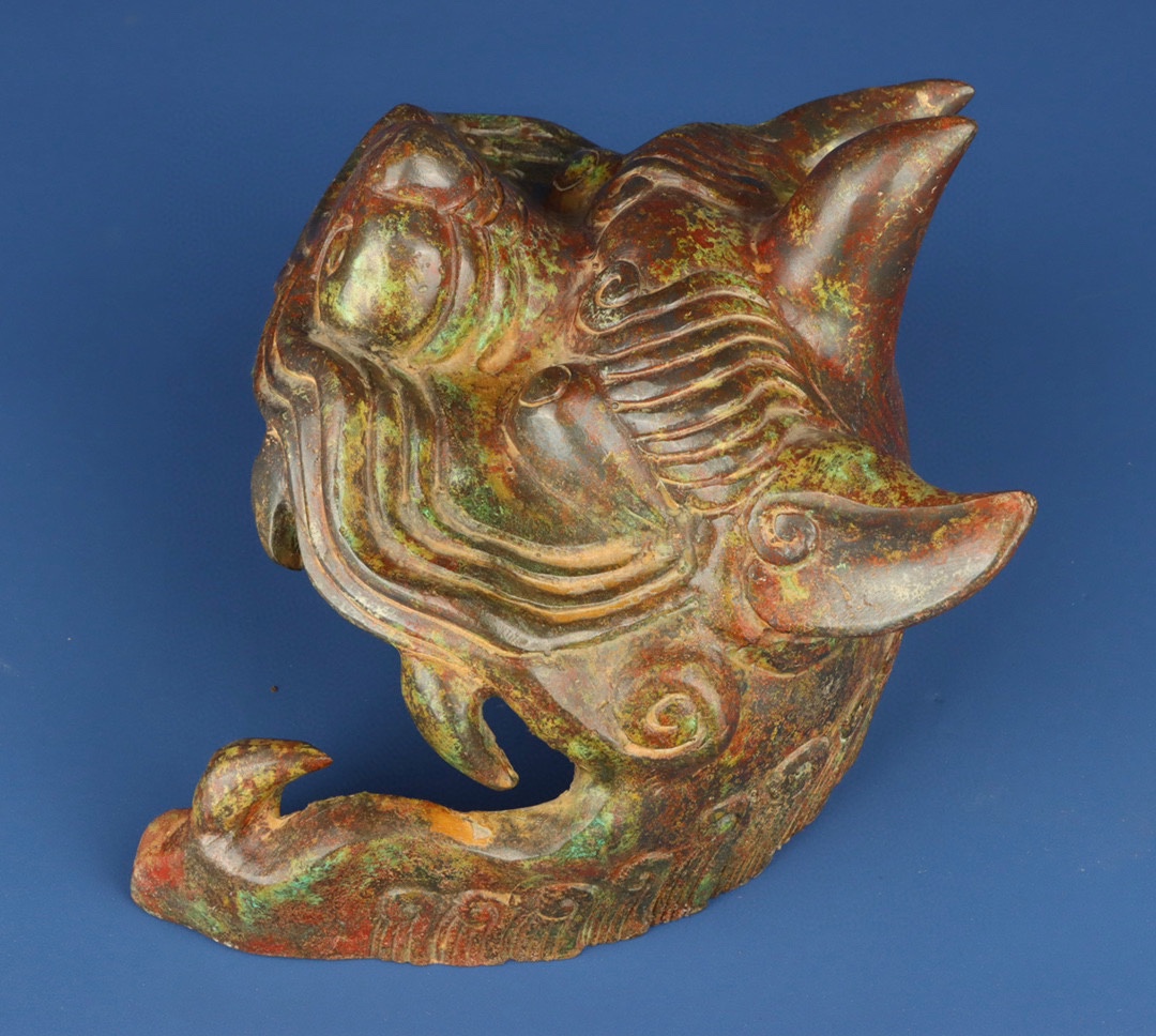 Han Dynasty Bronze Tiger Face Helmet