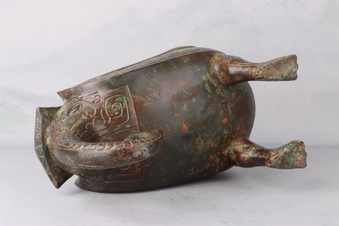 Zhou Dynasty Bronze Jin Migratory Bird Statue