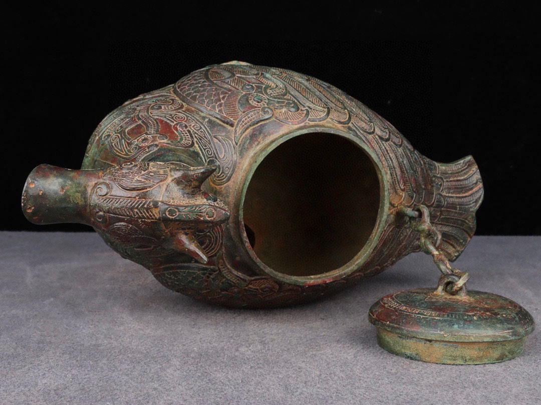 Zhou Dynasty Bronze Bird Statue