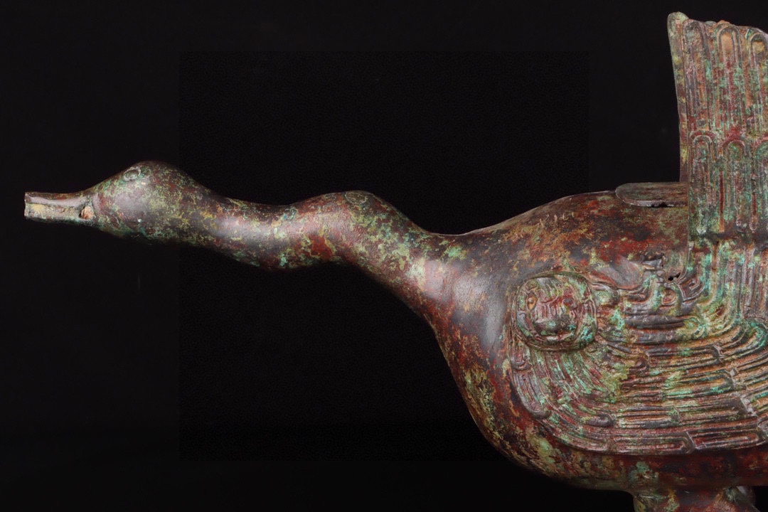 Han Dynasty Bronze Bird Statue