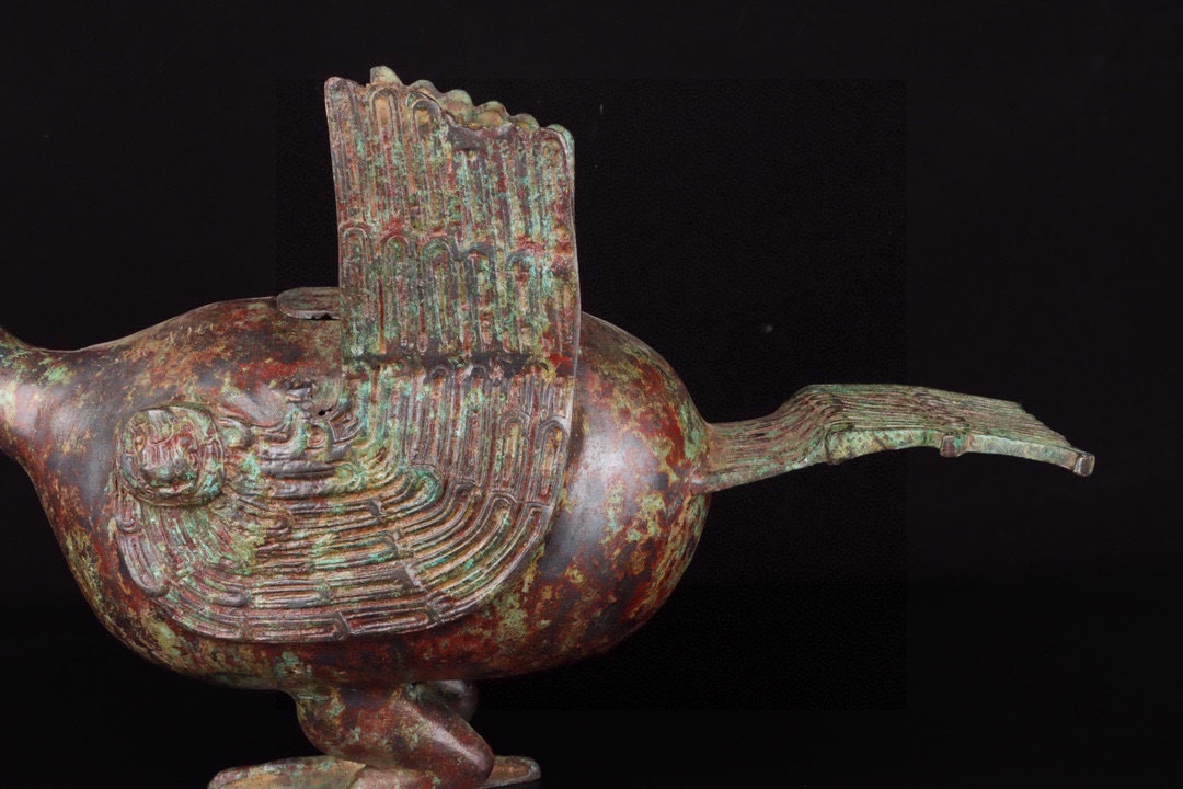 Han Dynasty Bronze Bird Statue