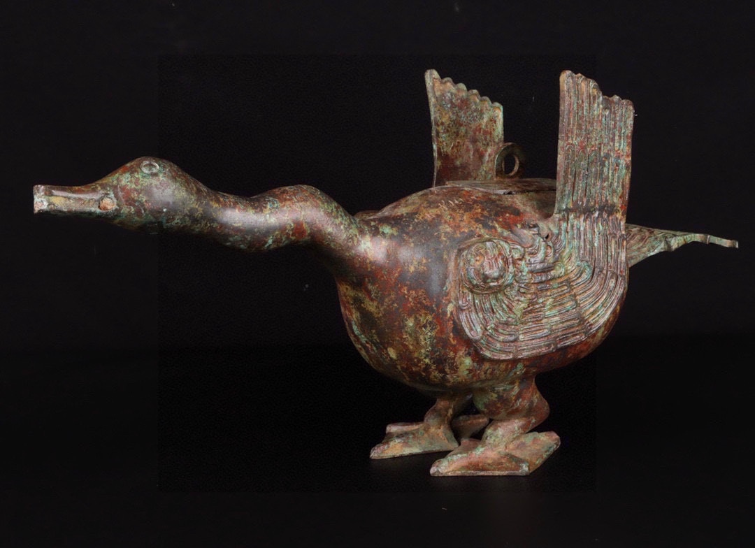 Han Dynasty Bronze Bird Statue