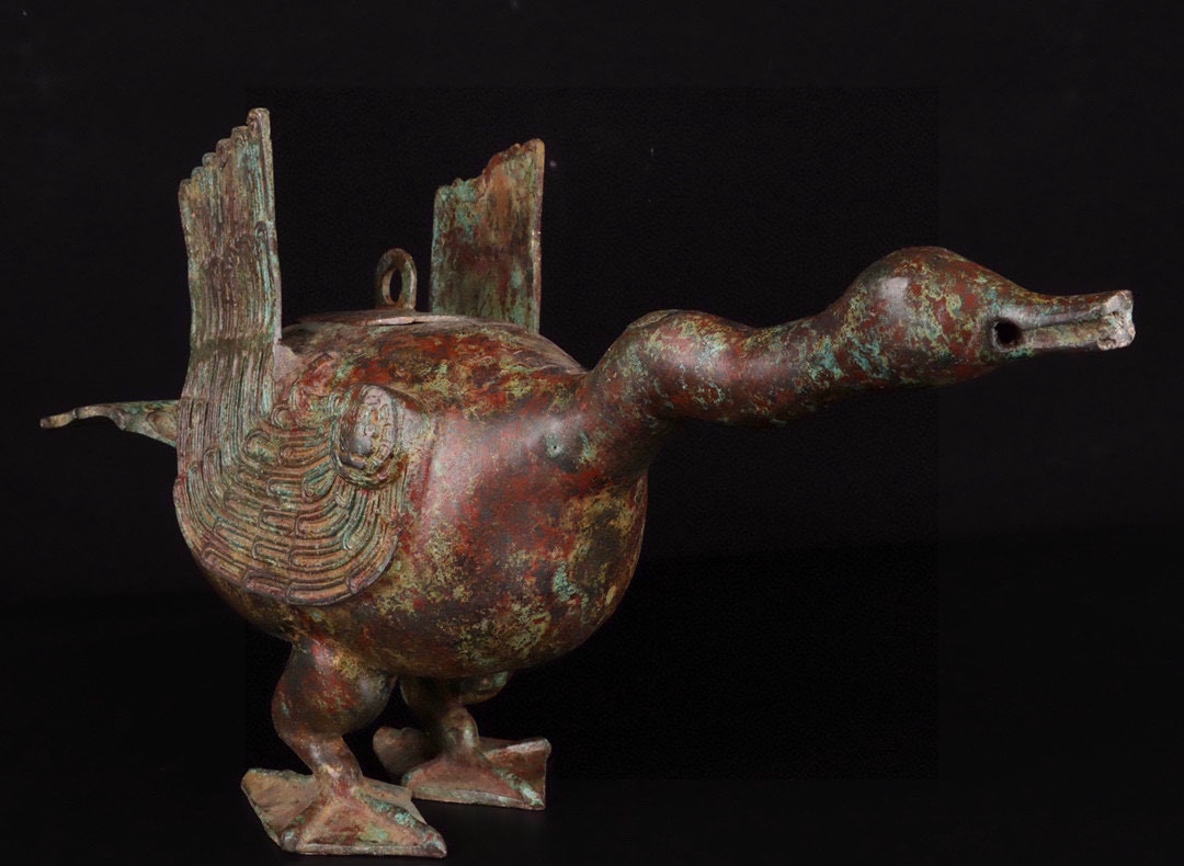 Han Dynasty Bronze Bird Statue