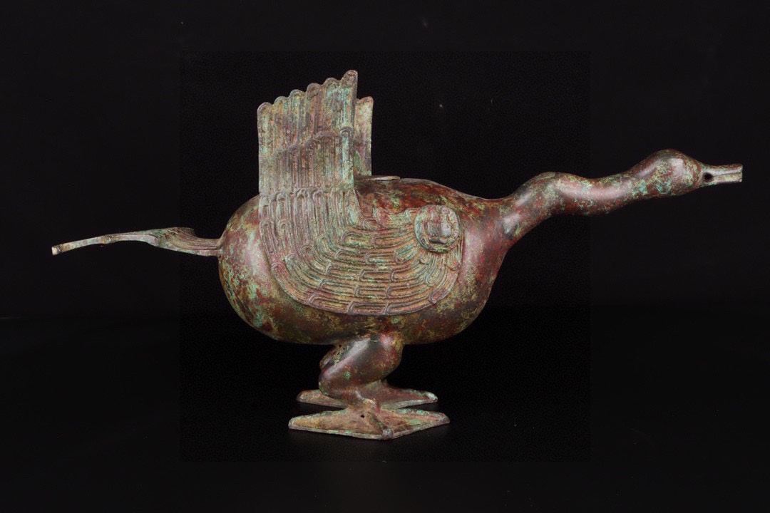 Han Dynasty Bronze Bird Statue