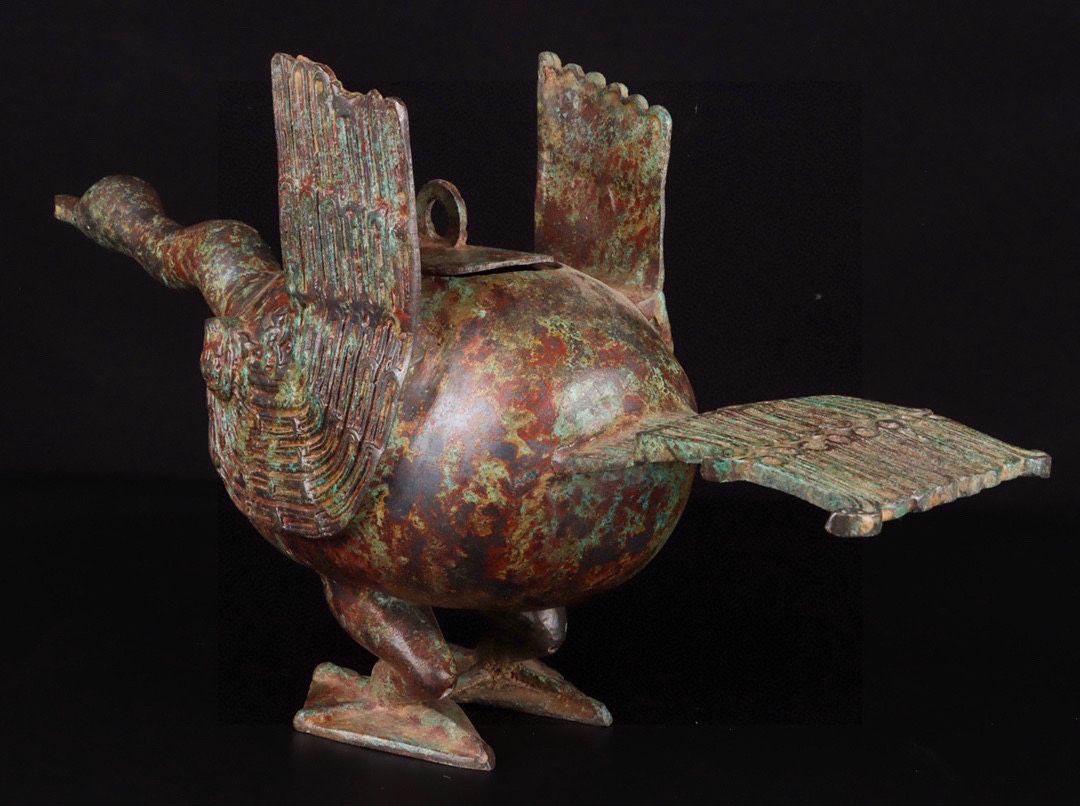 Han Dynasty Bronze Bird Statue