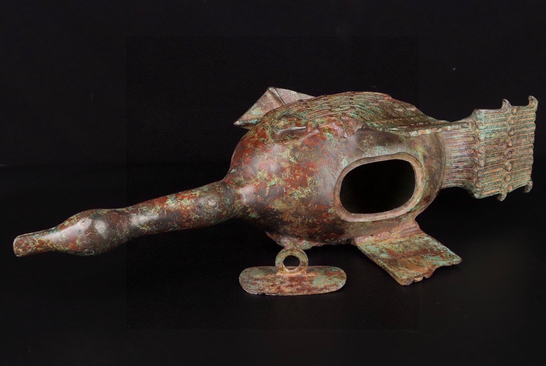 Han Dynasty Bronze Bird Statue