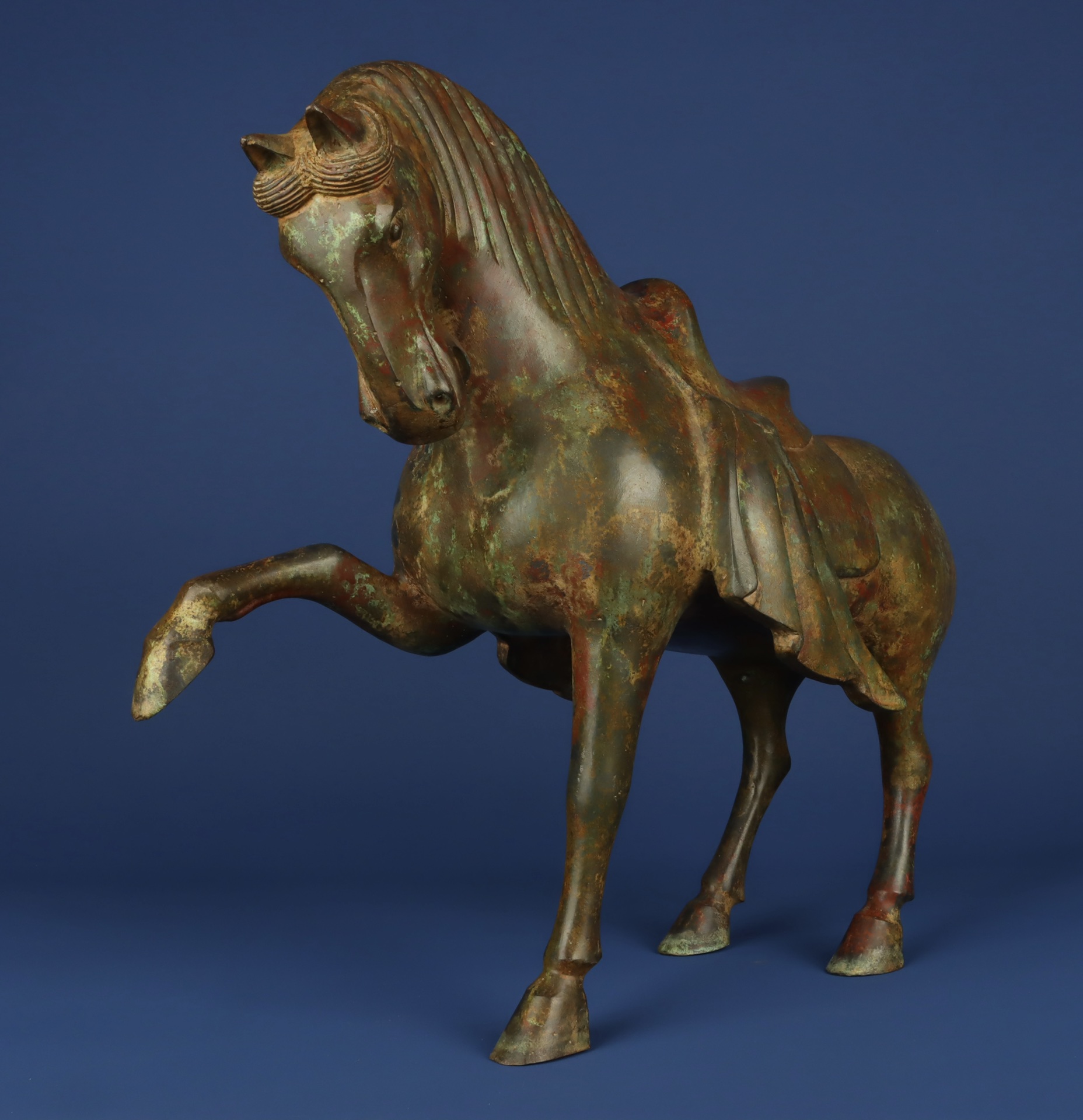 Han Dynasty Bronze pommel horse