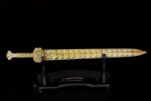 Han Dynasty Bronze and gold sword
