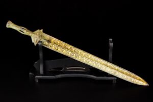Han Dynasty Bronze and gold sword
