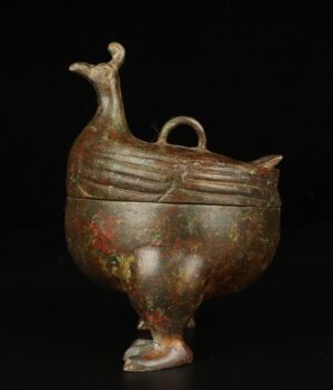 Han Dynasty Bronze animal shaped vessels