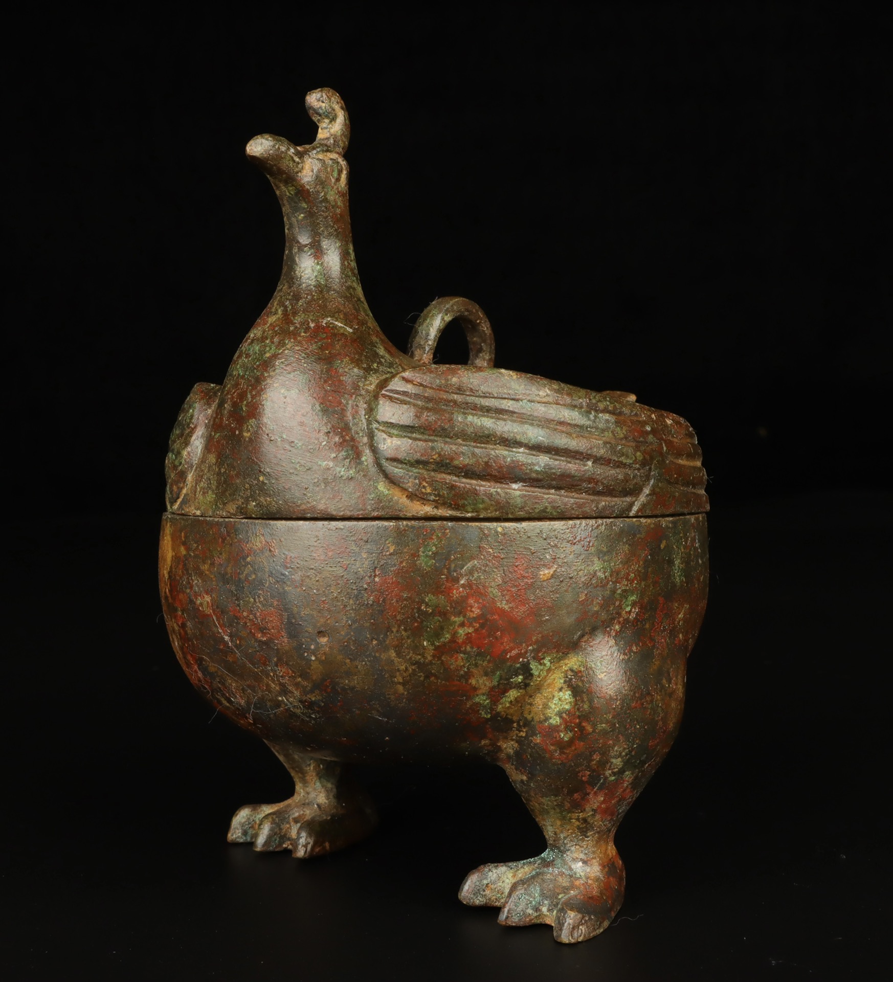 Han Dynasty Bronze animal shaped vessels