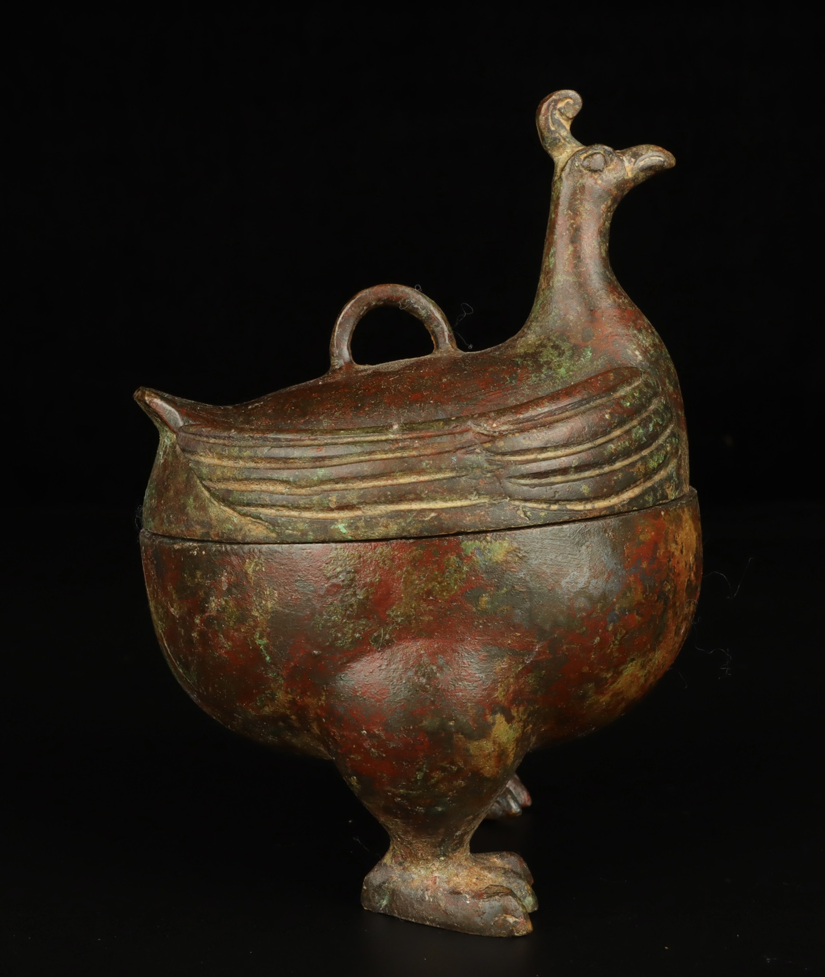 Han Dynasty Bronze animal shaped vessels