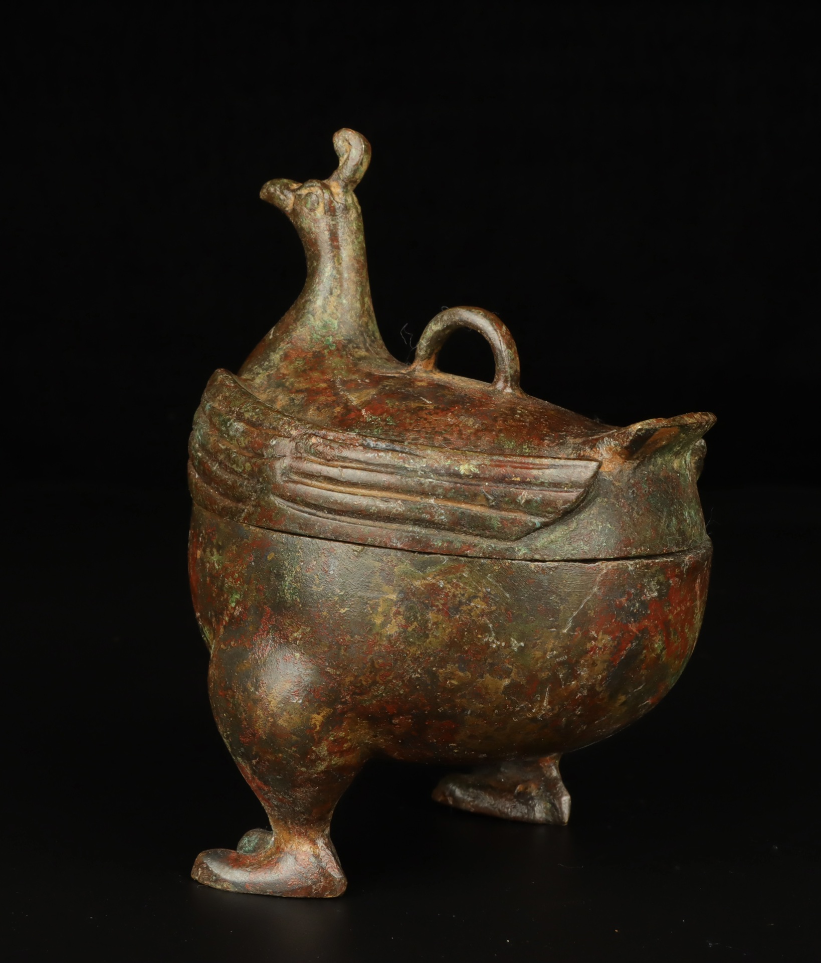 Han Dynasty Bronze animal shaped vessels