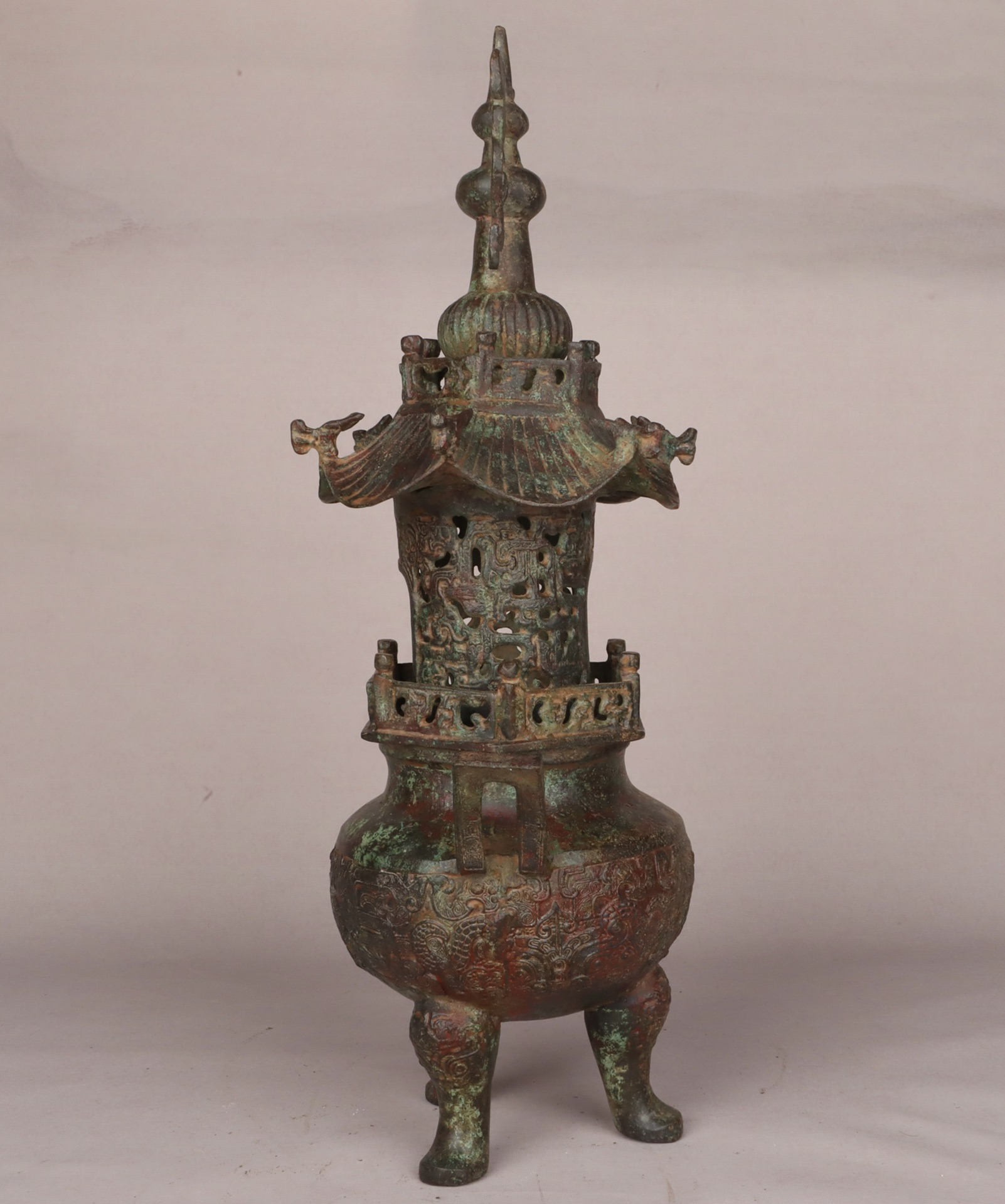 Han Dynasty Bronze Tower Furnace