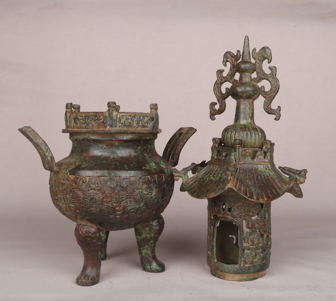 Han Dynasty Bronze Tower Furnace