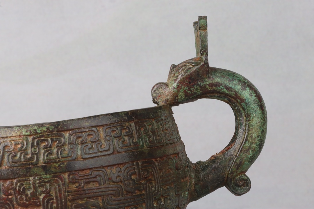 Zhou Dynasty Bronze Dragon