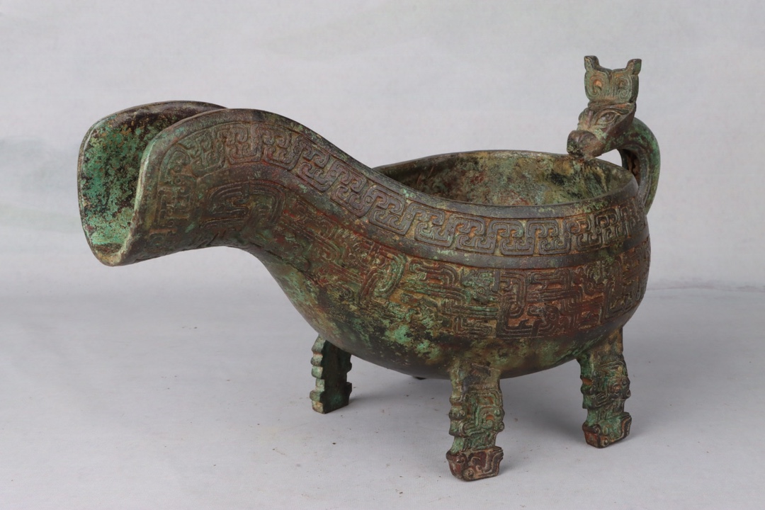 Zhou Dynasty Bronze Dragon