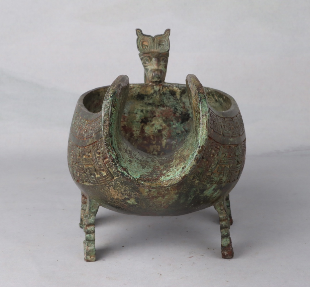 Zhou Dynasty Bronze Dragon