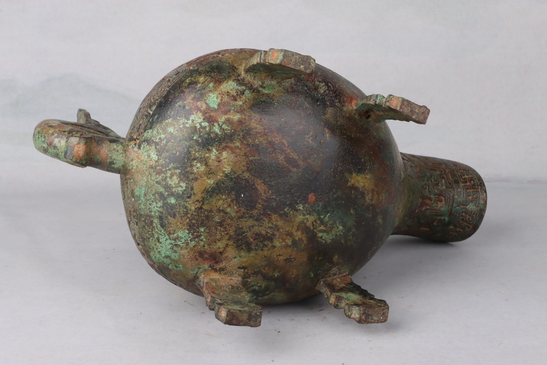 Zhou Dynasty Bronze Dragon
