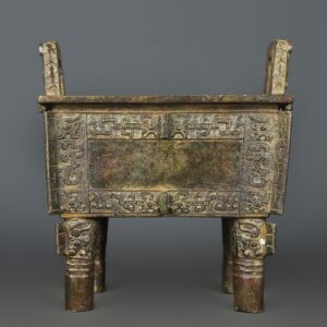 Zhou Dynasty Bronze Simu Wu Fang Ding