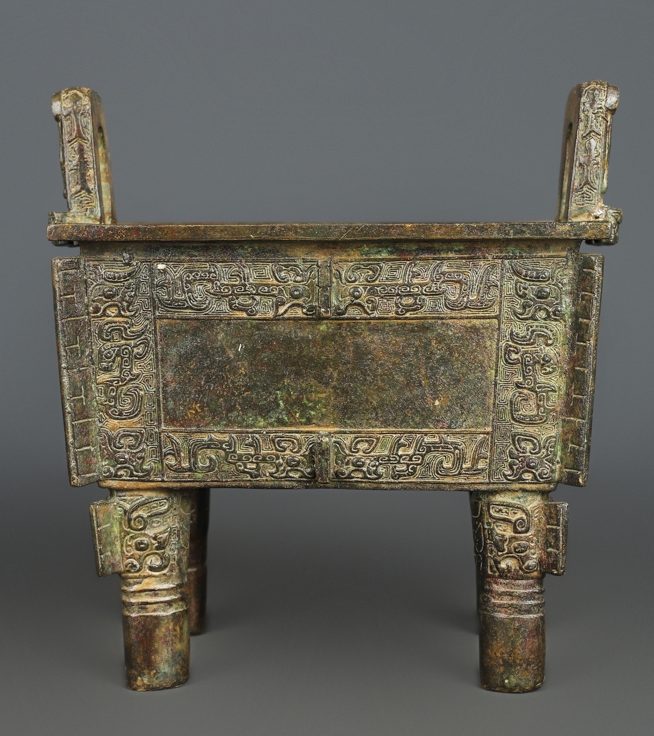 Zhou Dynasty Bronze Simu Wu Fang Ding