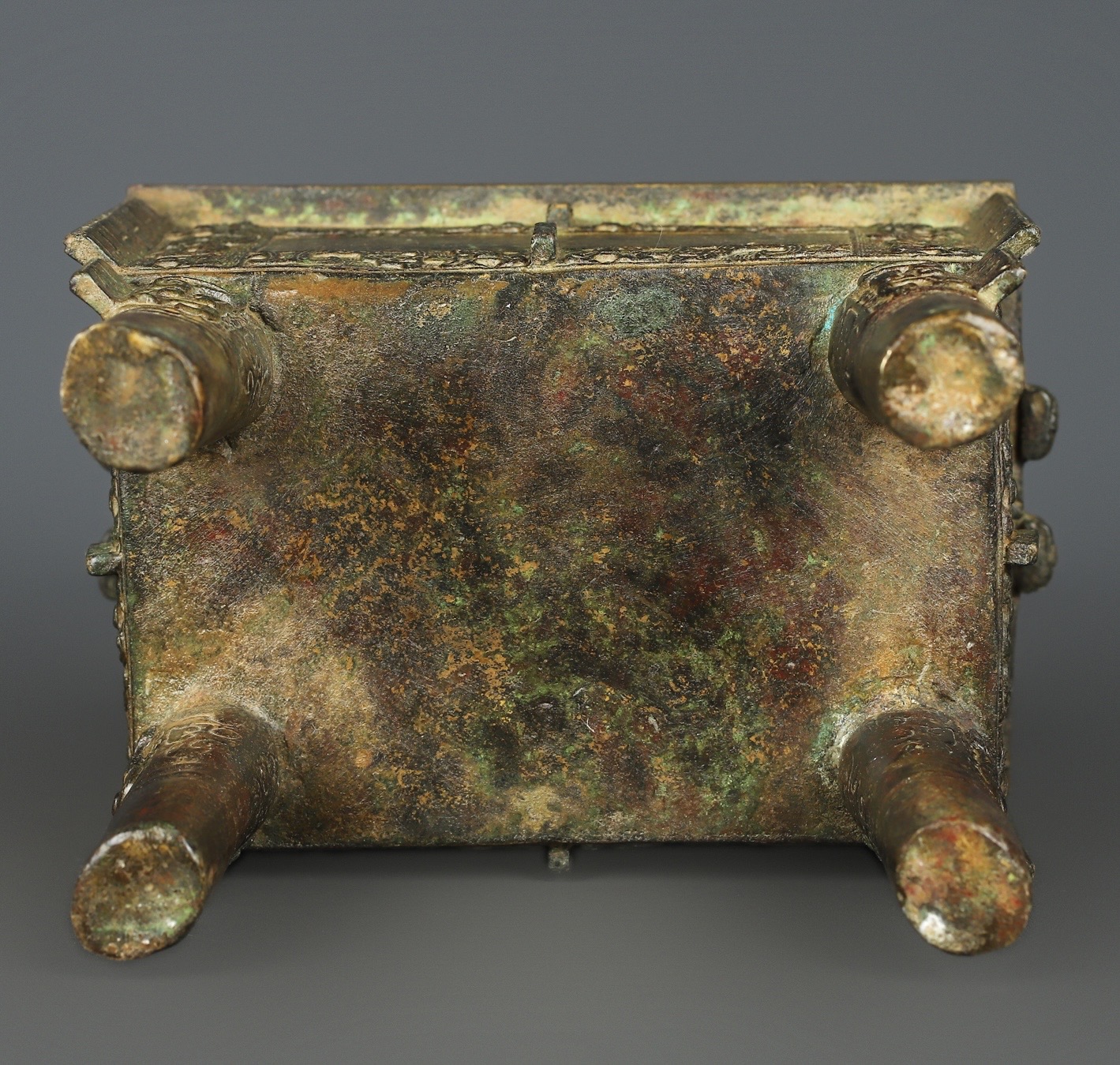 Zhou Dynasty Bronze Simu Wu Fang Ding