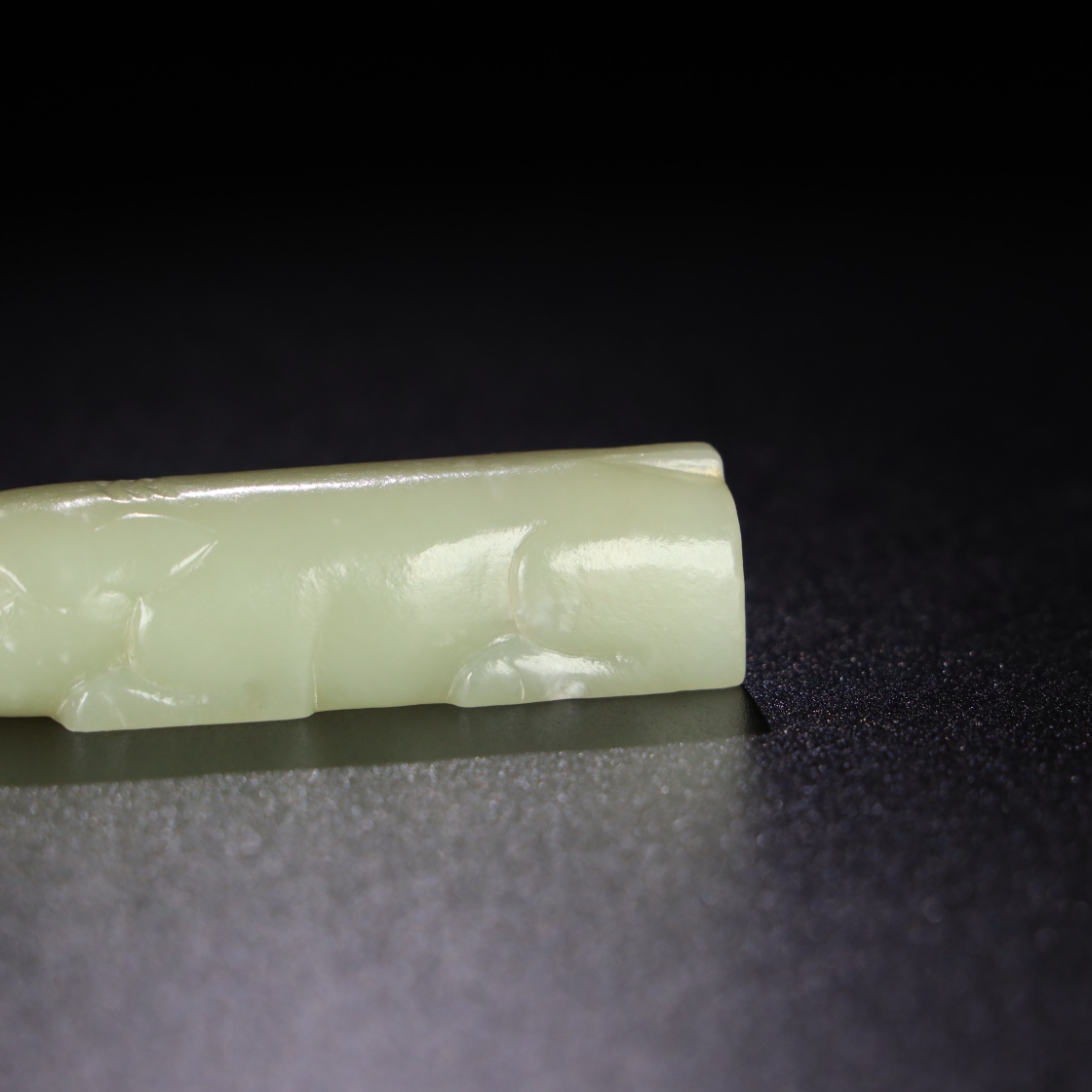 Chinese Natural Jade Carved Animal Statue