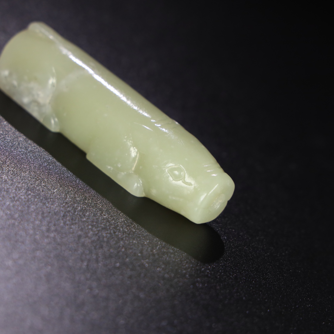 Chinese Natural Jade Carved Animal Statue