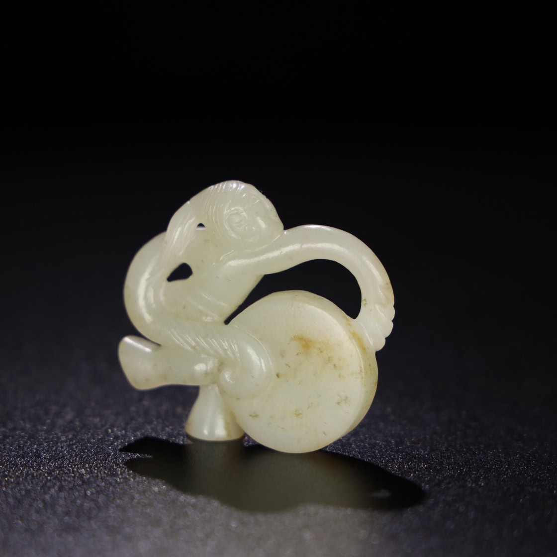 Chinese Natural Jade Carved dancer’s hand piece
