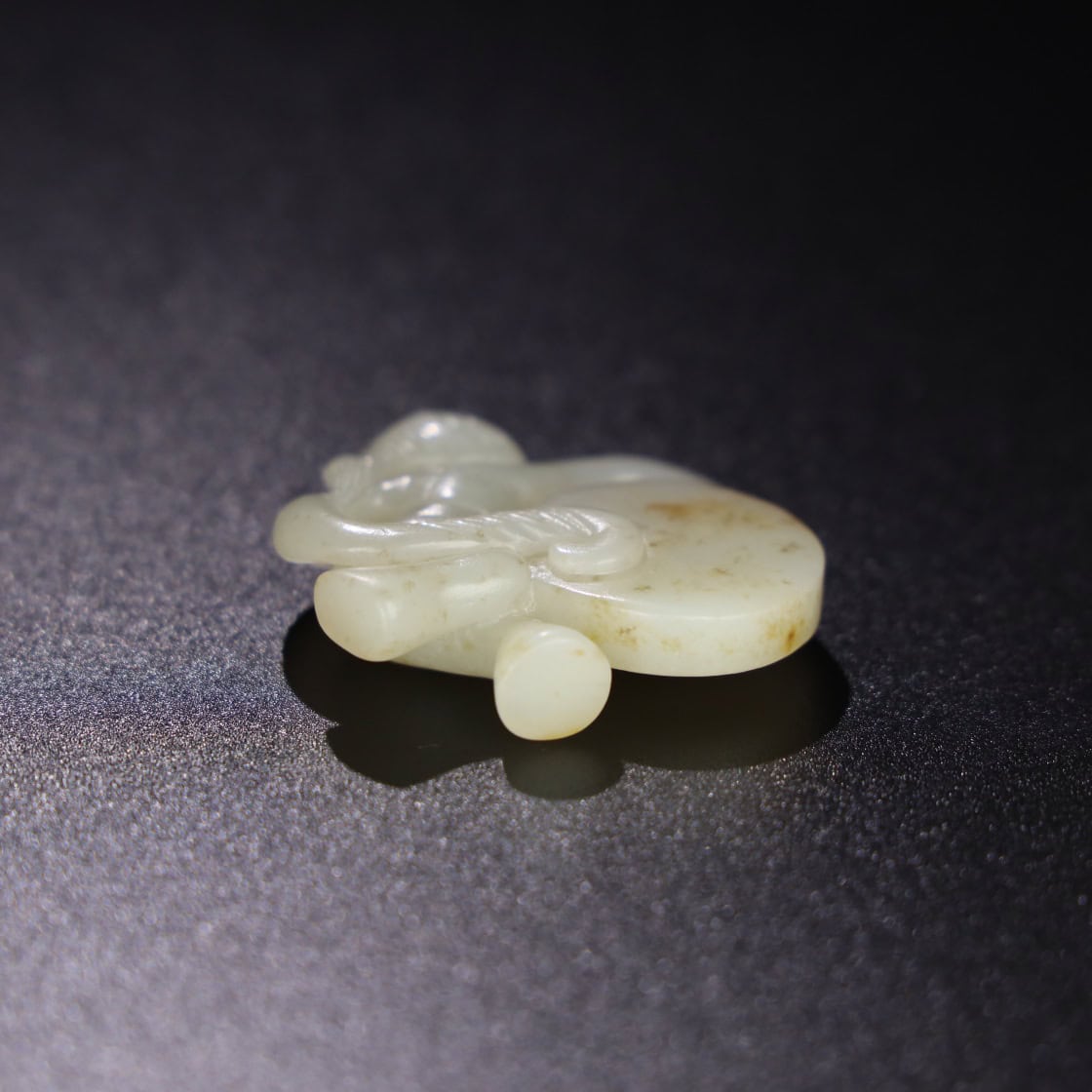 Chinese Natural Jade Carved dancer’s hand piece